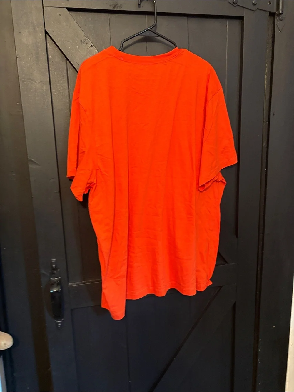 Nike Men's Orange Short Sleeve Crew Tee